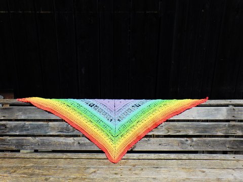 Anleitung "Watt'n Muster" Dreieckstuch