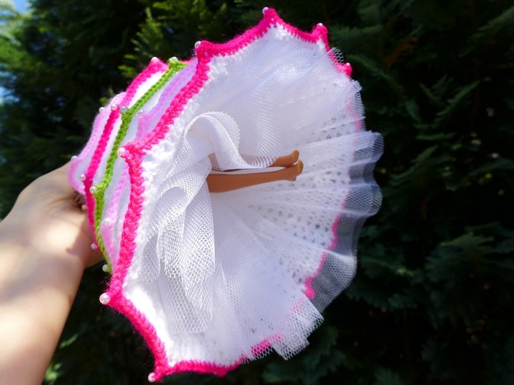 Fantastic princess dress for little fashion dolls