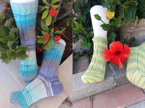 Sockenmuster "Brise"