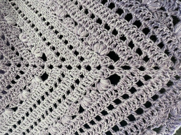 Dreieckstuch + Seelenwärmer Marias Perlen "Berna"