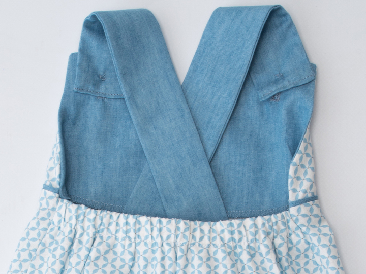 sewing pattern baby overall set tutorial 0m/1m 3m/6m 9m/12m 18m/2y