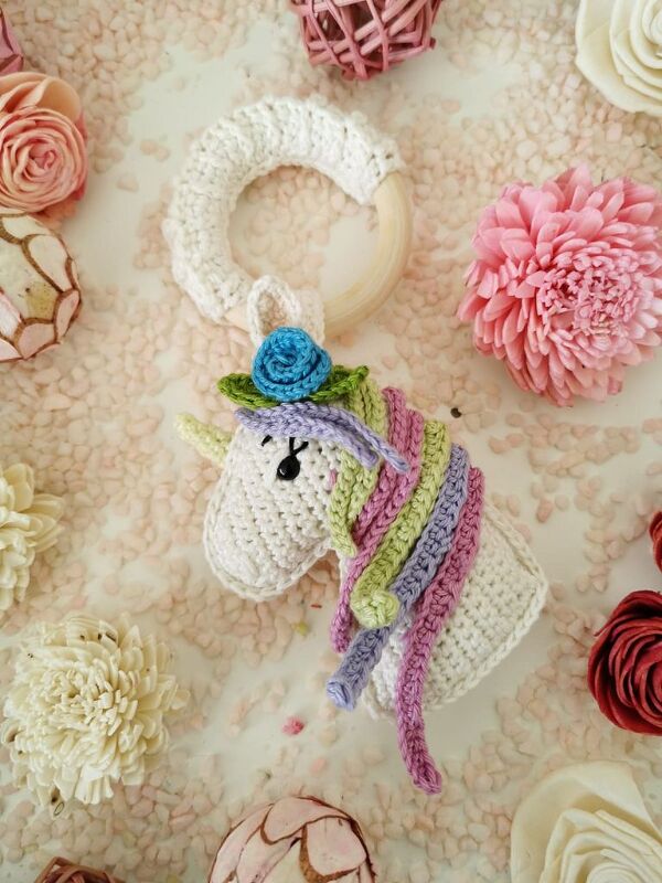 Babyrassel Einhorn - Bild 2