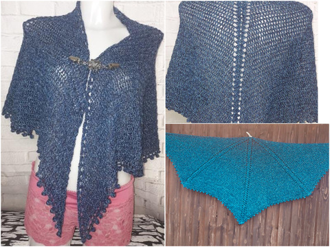 Häkelanleitung - Tuch "Sommermond"