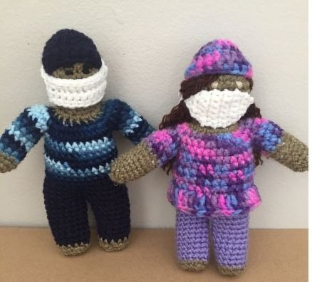 Crochet Nurses, Male and Female, Amigurumi, easy beginner pattern