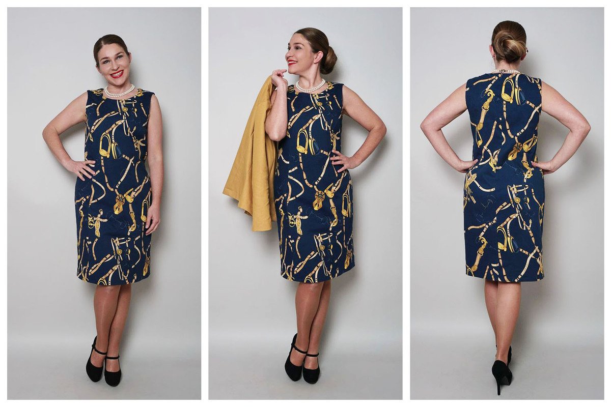 Sheath dress Anthea with Vienna seams from 32 - 54 - Image 2