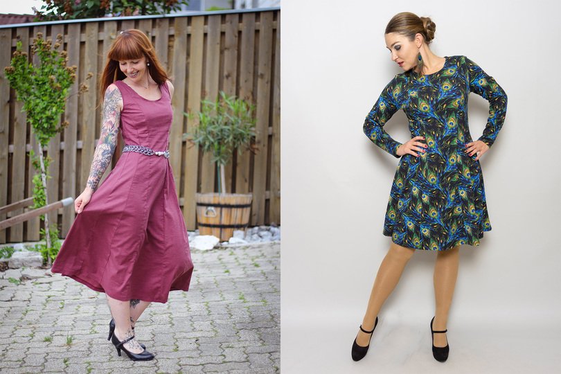 Bahnenkleid Jasmin von 32 - 56