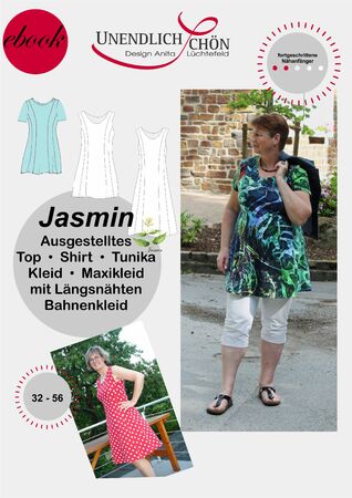 Bahnenkleid Jasmin von 32 - 56