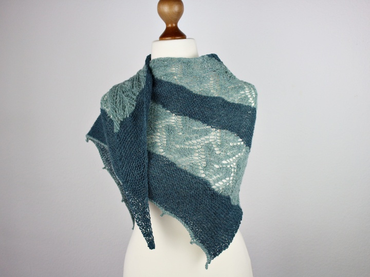 Knitting pattern shawl "Olivia"
