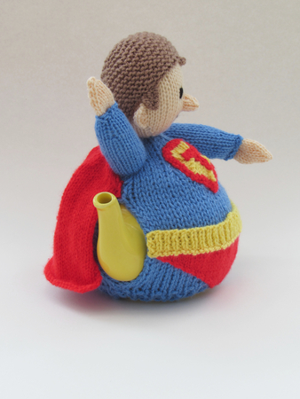 Superhero Tea Cosy Knitting Pattern