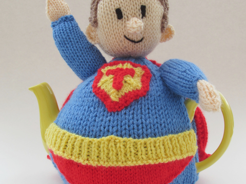 Superhero Tea Cosy Knitting Pattern