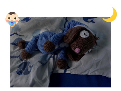 Amigurumi Häkelanleitung Schlafhase Sammy