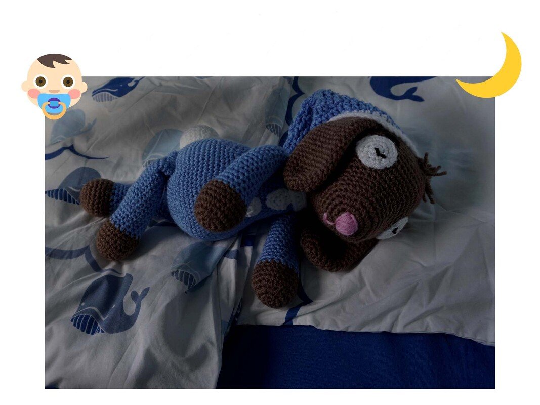 Amigurumi Häkelanleitung Schlafhase Sammy