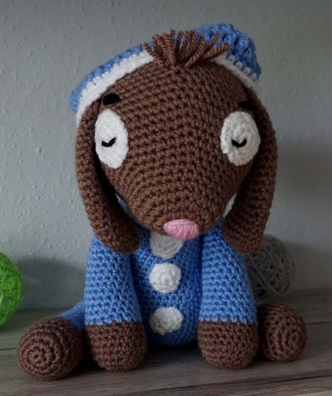 Crochet Pattern for the Sleeping Bunny Sammy! - Image 8