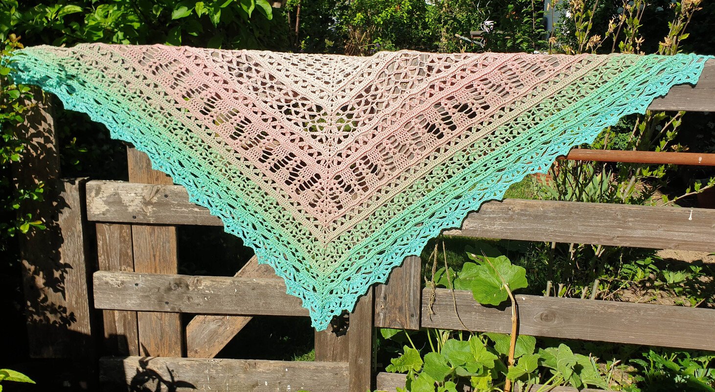 Häkeltuch "Frühlingsrauschen" von Liane-Stähler-Designs - Bild 4