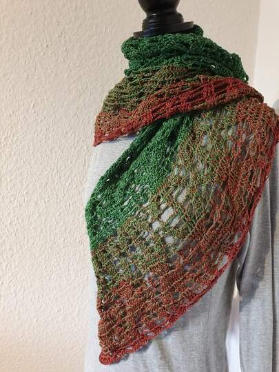 Tuch Lea häkeln Häkeltuch Stola Schultetuch Dreieckstuch