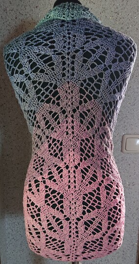 Tuch Lea häkeln Häkeltuch Stola Schultetuch Dreieckstuch