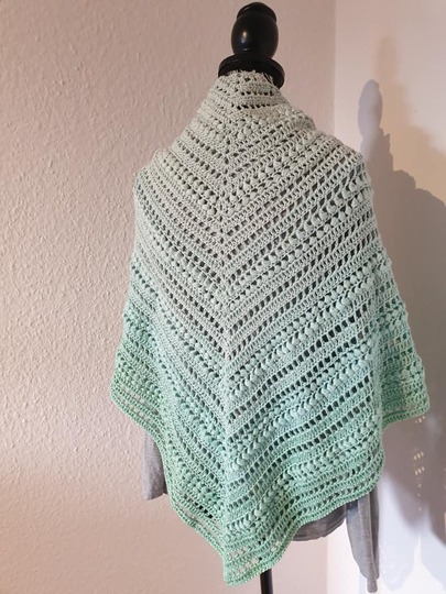 Dreieckstuch + Seelenwärmer Marias Perlen "Maria"