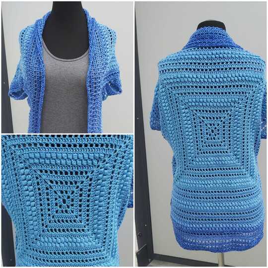 Dreieckstuch + Seelenwärmer Marias Perlen "Maria"