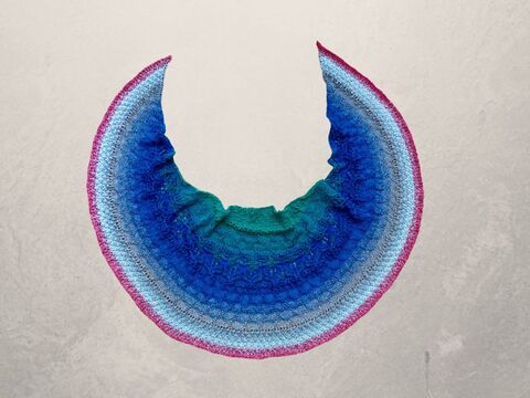 Halbrundtuch Skage - Strickanleitung