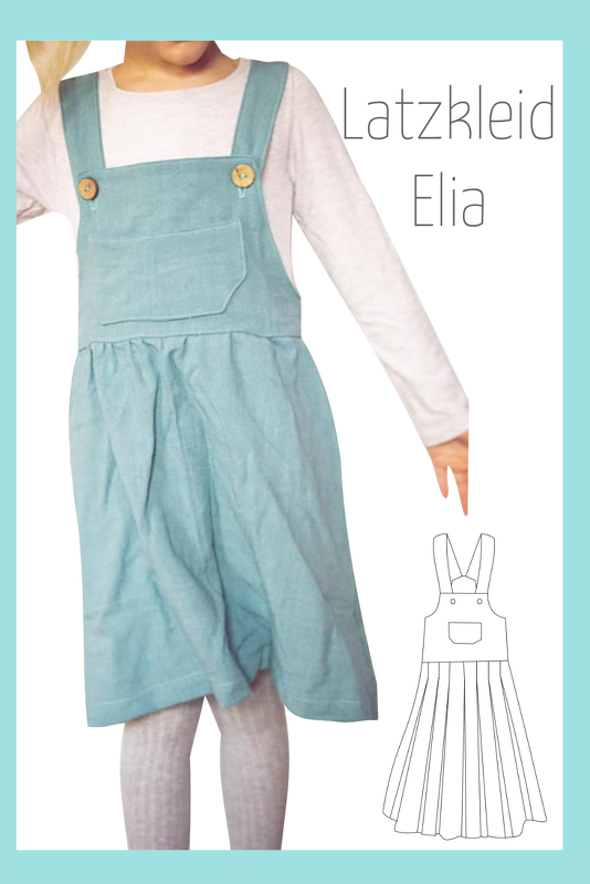 Latzkleid Kleid Elia nähen Gr. 98-122