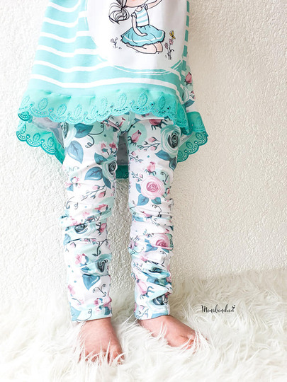 Leggins Laura mit Raffung Gr. 86-176