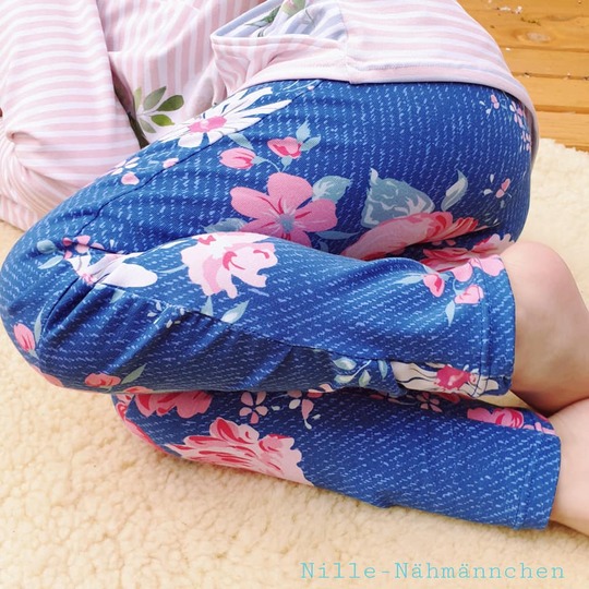 Leggins Laura mit Raffung Gr. 86-176