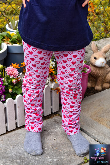 Leggins Laura mit Raffung Gr. 86-176