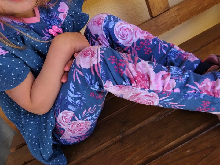 Leggins Laura mit Raffung Gr. 86-176