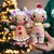 Crochet Amigurumi pattern Gingerbread man and girl toys