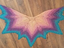 Häkelanleitung Tuch Ahornblatt