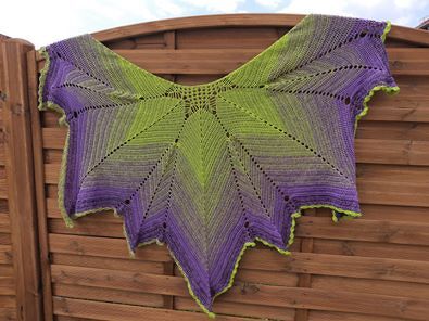 Häkelanleitung Tuch Ahornblatt - Bild 2