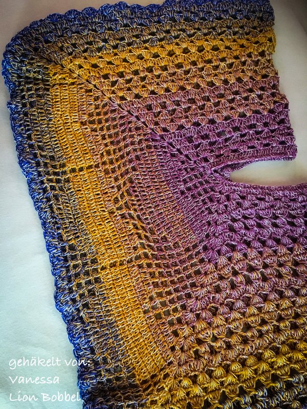 Anleitung: Poncho “African Heart”