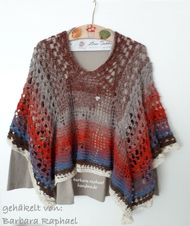 Anleitung: Poncho “African Heart”