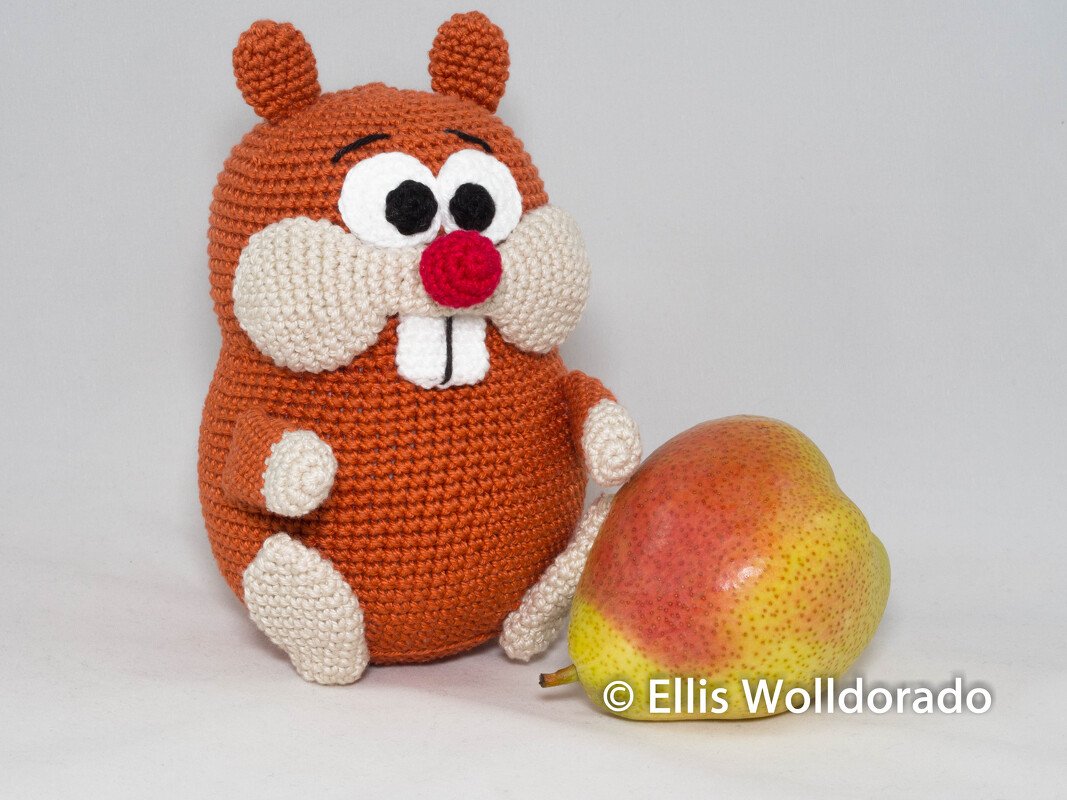 Hamster Goldi, Amigurumi, Häkelanleitung - Bild 5