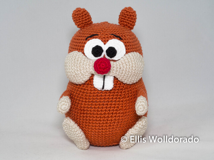 Hamster Goldi, Amigurumi, Häkelanleitung