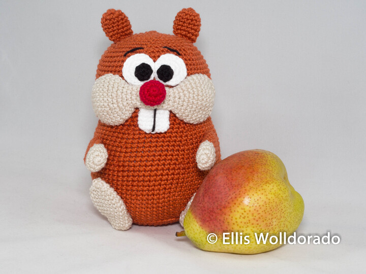 Hamster Goldi, Amigurumi, Häkelanleitung