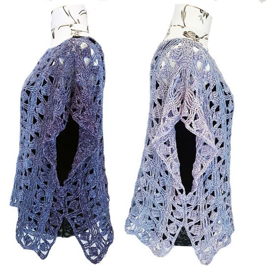 Häkelanleitung Big Shirt oder Tunika Viola