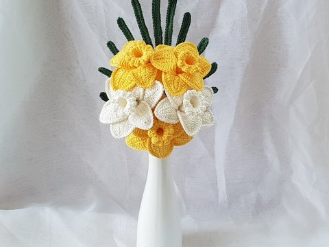 Narzissen Häkelanleitung