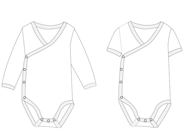 Baby Set CIELO – Bodysuit Pants Hat Teddy PDF Preemie-3y