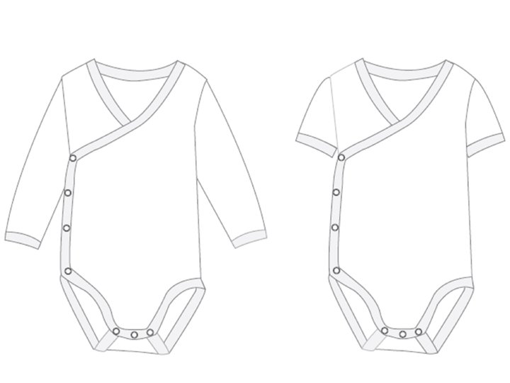 Baby Set CIELO – Wickelbody Hose Mütze Teddy Datei 38/44–92/98