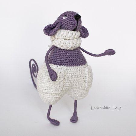 Amigurumi pattern for the crochet Mouse. LuLu and Lucky