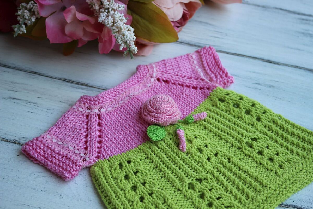 Strickanleitung für Puppenkleid4