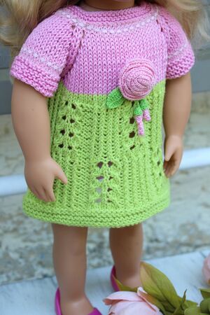 Dolls Dress4 Knitting Pattern
