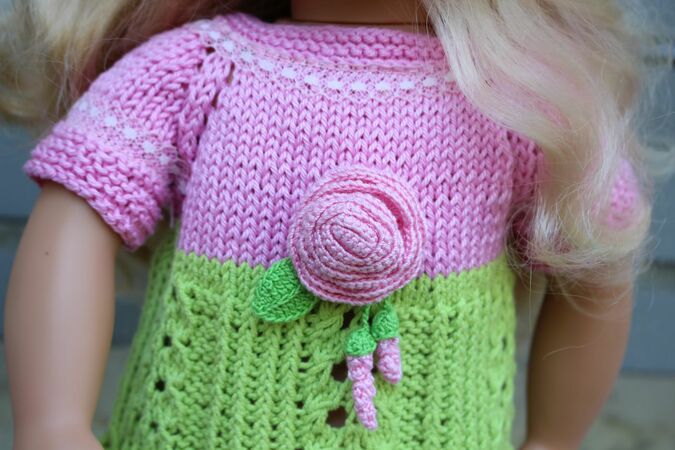 Dolls Dress4 Knitting Pattern