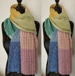 Strickanleitung Schal "Rauf und runter"