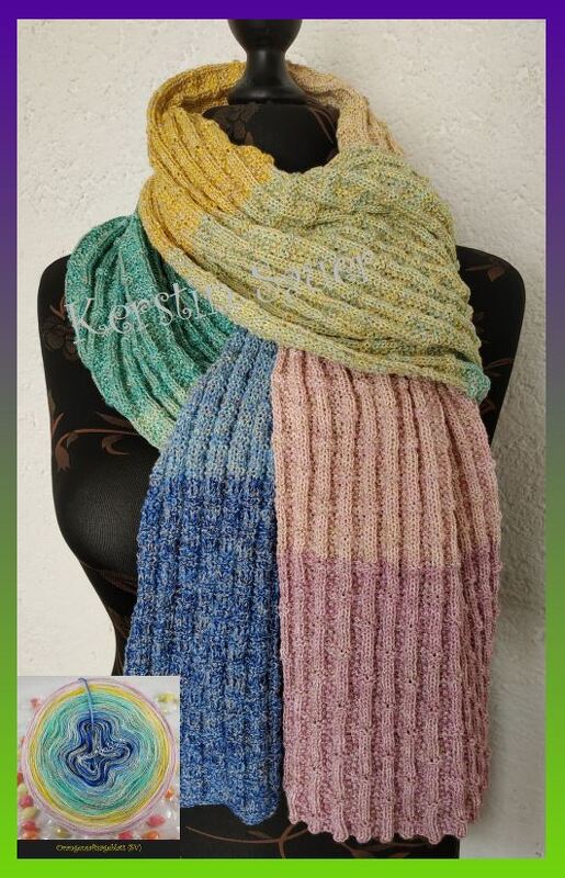 Strickanleitung Schal "Rauf und runter" - Bild 2