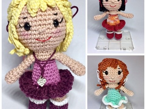 Anleitung für gehäkelte Puppe: Emily Rose