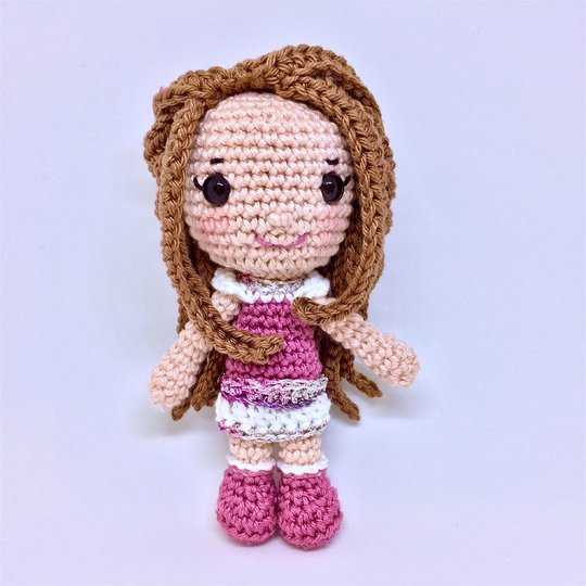 Anleitung für gehäkelte Puppe: Kathy Leya