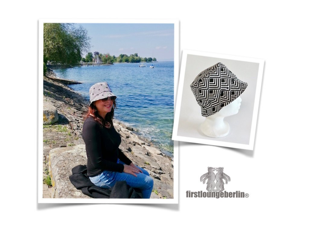Sommerhut Bucket Hat auch zum Wenden - Mütze Hut Fischerhut für Kinder, Babys, Herren, Damen E-Book Regenhut Schnittmuster & Nähanleitung - DIY Design von firstloungeberlin - Bild 5
