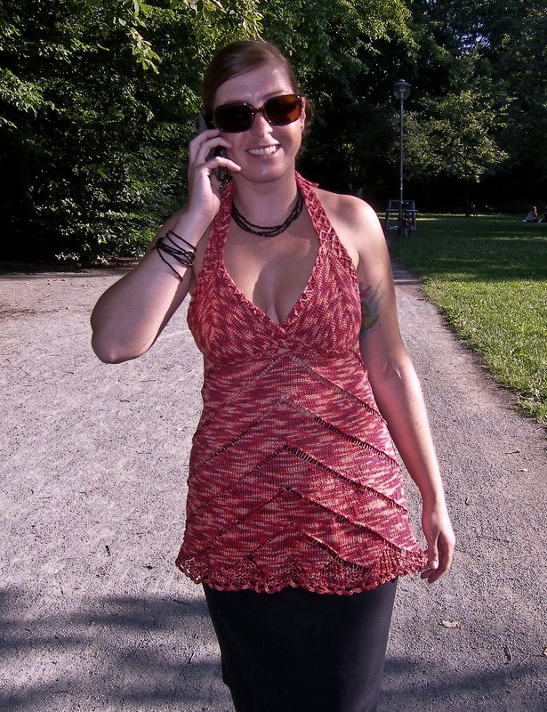 Strickanleitung - Neckholder Sommersonnenwende